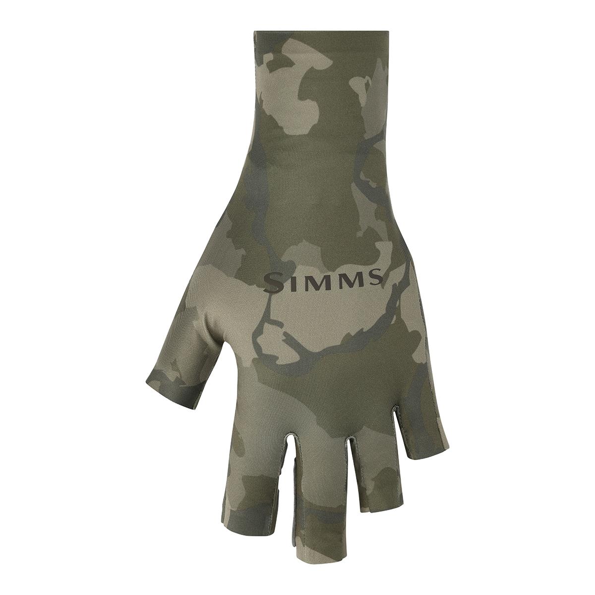 Simms Solarflex Sunglove in Regiment Camo Olive Drab